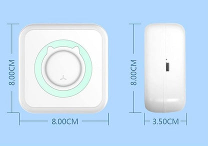 Mini Impresora pegatinas térmica para móvil